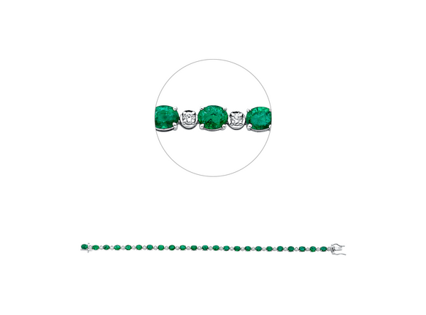 Brogle Classic emerald bracelet Brogle Classic emerald bracelet