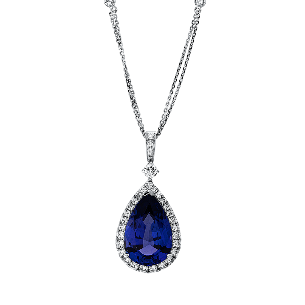 Brogle Selection Kette mit Tansanitanhänger