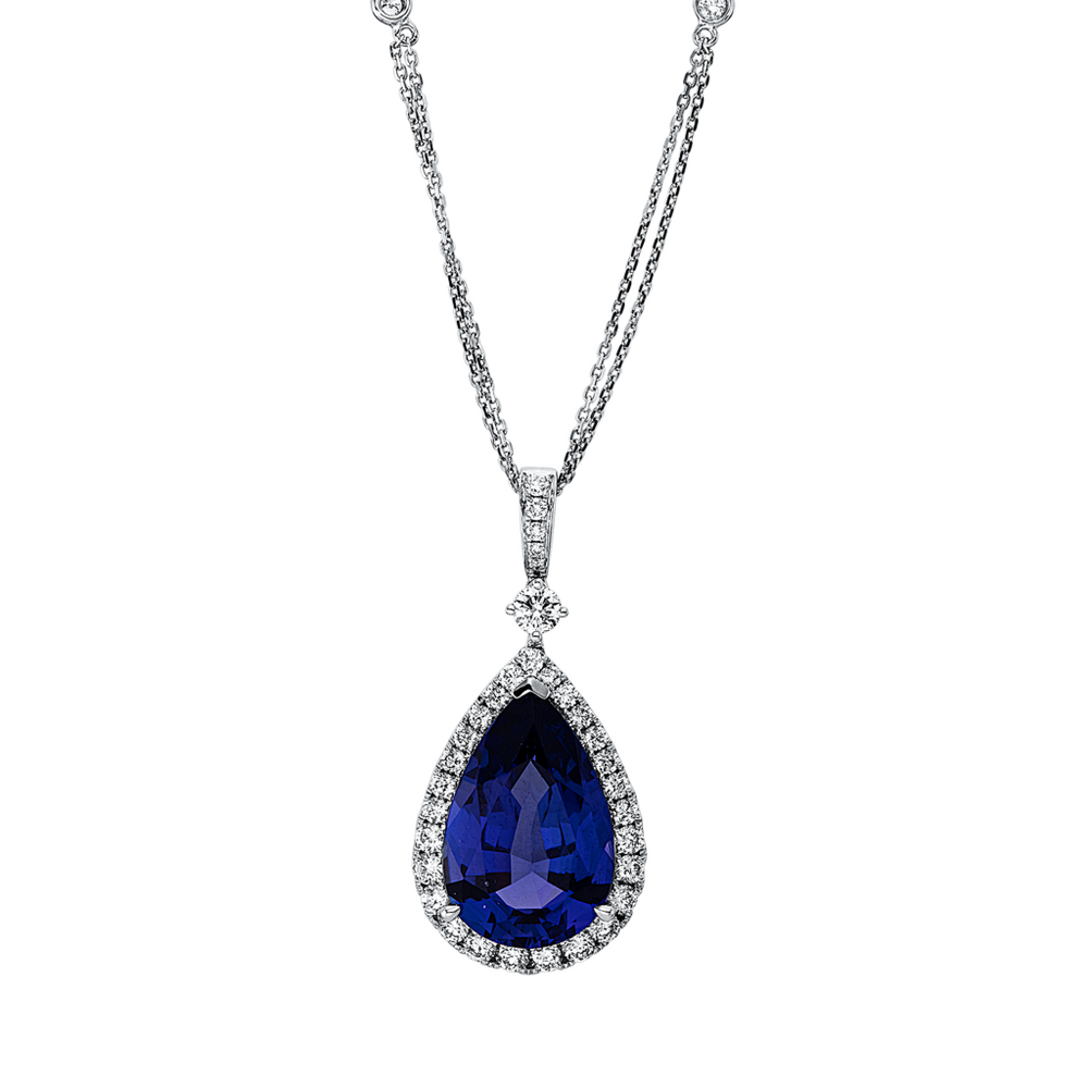 Brogle Selection Kette mit Tansanitanhänger