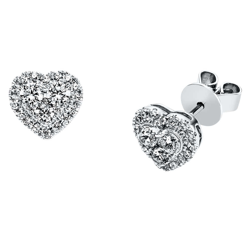 Brogle Selection Illusion diamond stud earrings