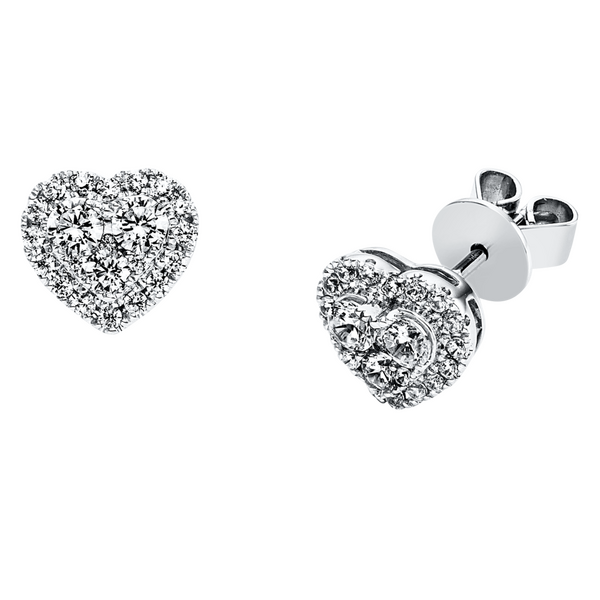 Brogle Selection Illusion diamond stud earrings