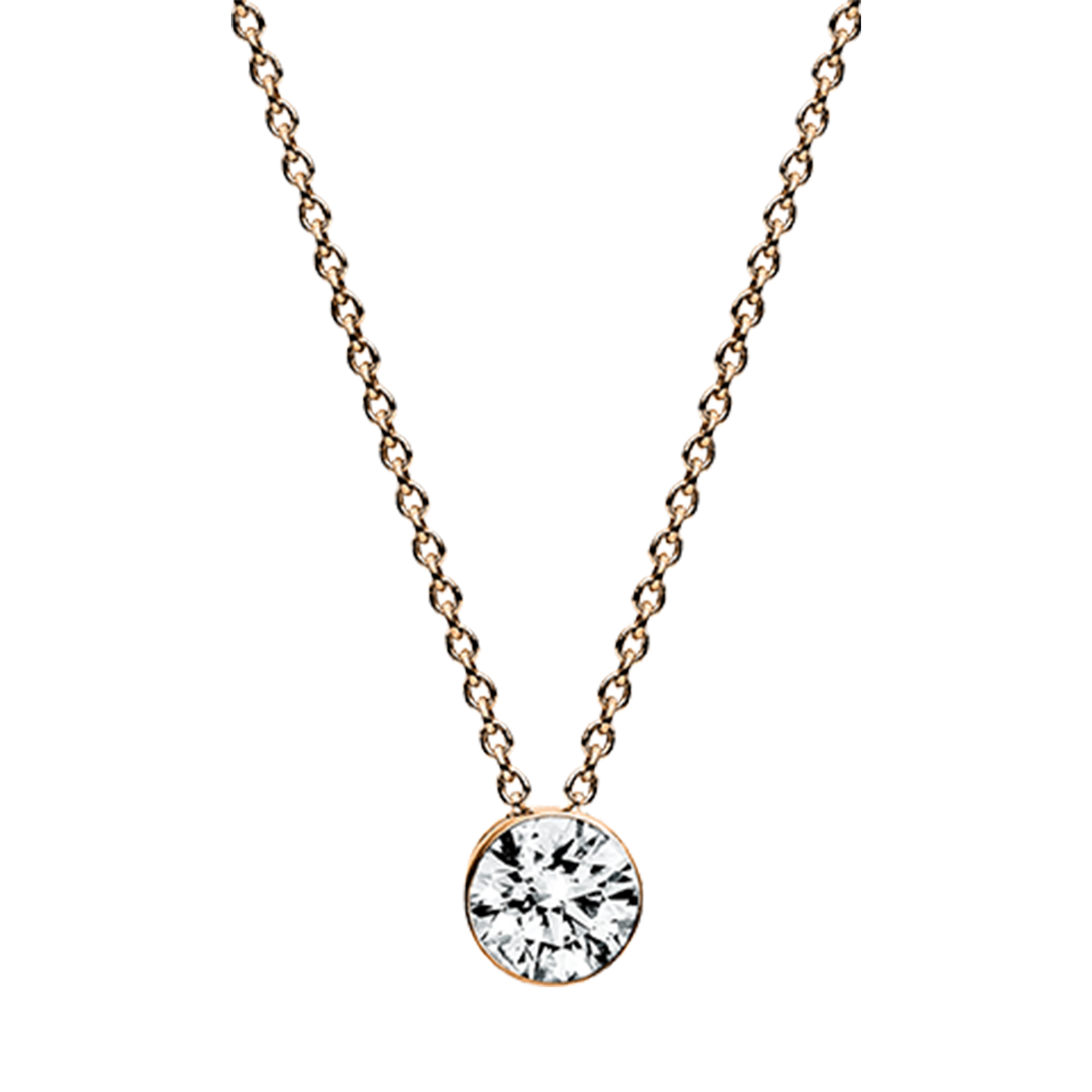 Brogle Selection necklace with pendant Sophie up to 0.5 carat Brogle Selection necklace with pendant Sophie up to 0.5 carat