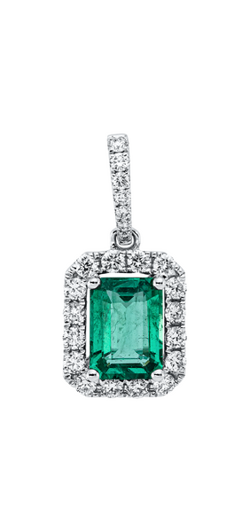 Brogle Selection emerald pendant