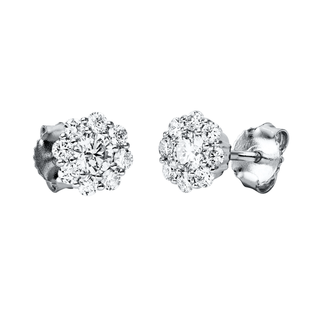 Brogle Selection Illusion diamond stud earrings