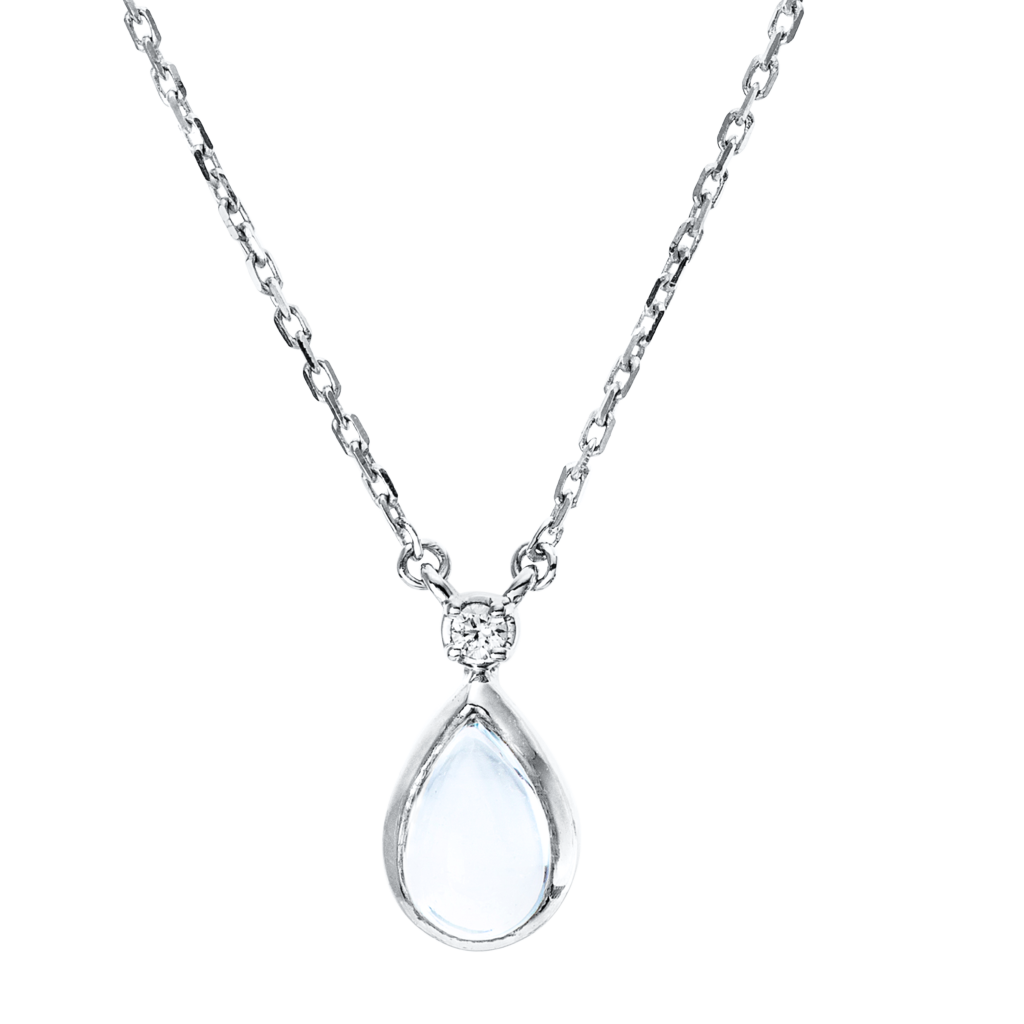 Brogle Classic necklace with sky topaz pendant