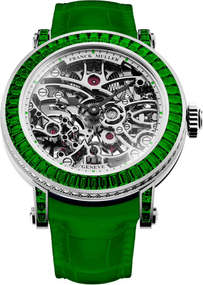 Franck Muller Round Skeleton Baguette 30.5 x 36.5mm