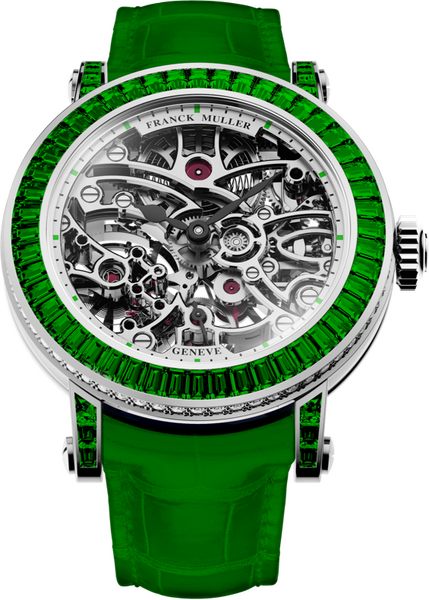 Franck Muller Round Skeleton Baguette 30.5 x 36.5mm