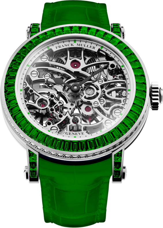 Franck Muller Round Skeleton Baguette 30,5 x 36,5mm Franck Muller Round Skeleton Baguette 30,5 x 36,5mm