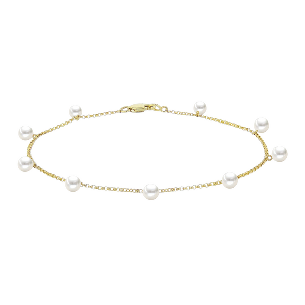 Brogle Selection Ocean freshwater pearl bracelet