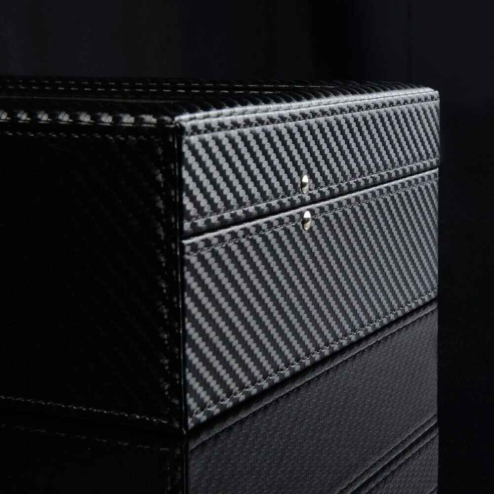 Designhütte watch box Boston 12 - carbon / black