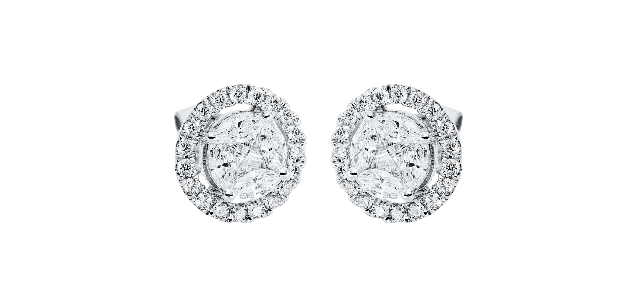 Brogle Classic diamond stud earrings