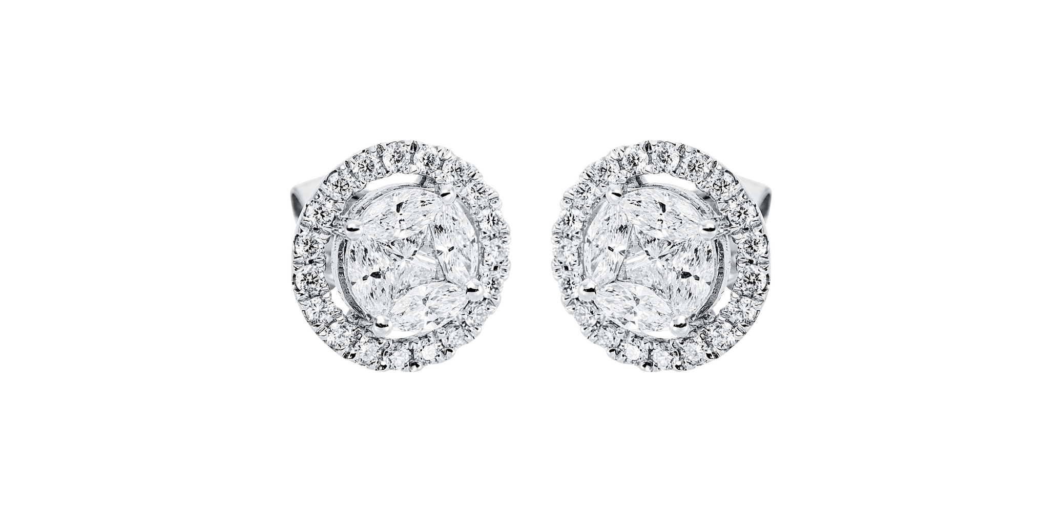 Brogle Classic diamond stud earrings Brogle Classic diamond stud earrings