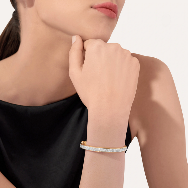  0028 PBC0101 O7WHR DB000 100 Pomellato iconica bangle pave rose gold 18kt diamond a89b448681db59132