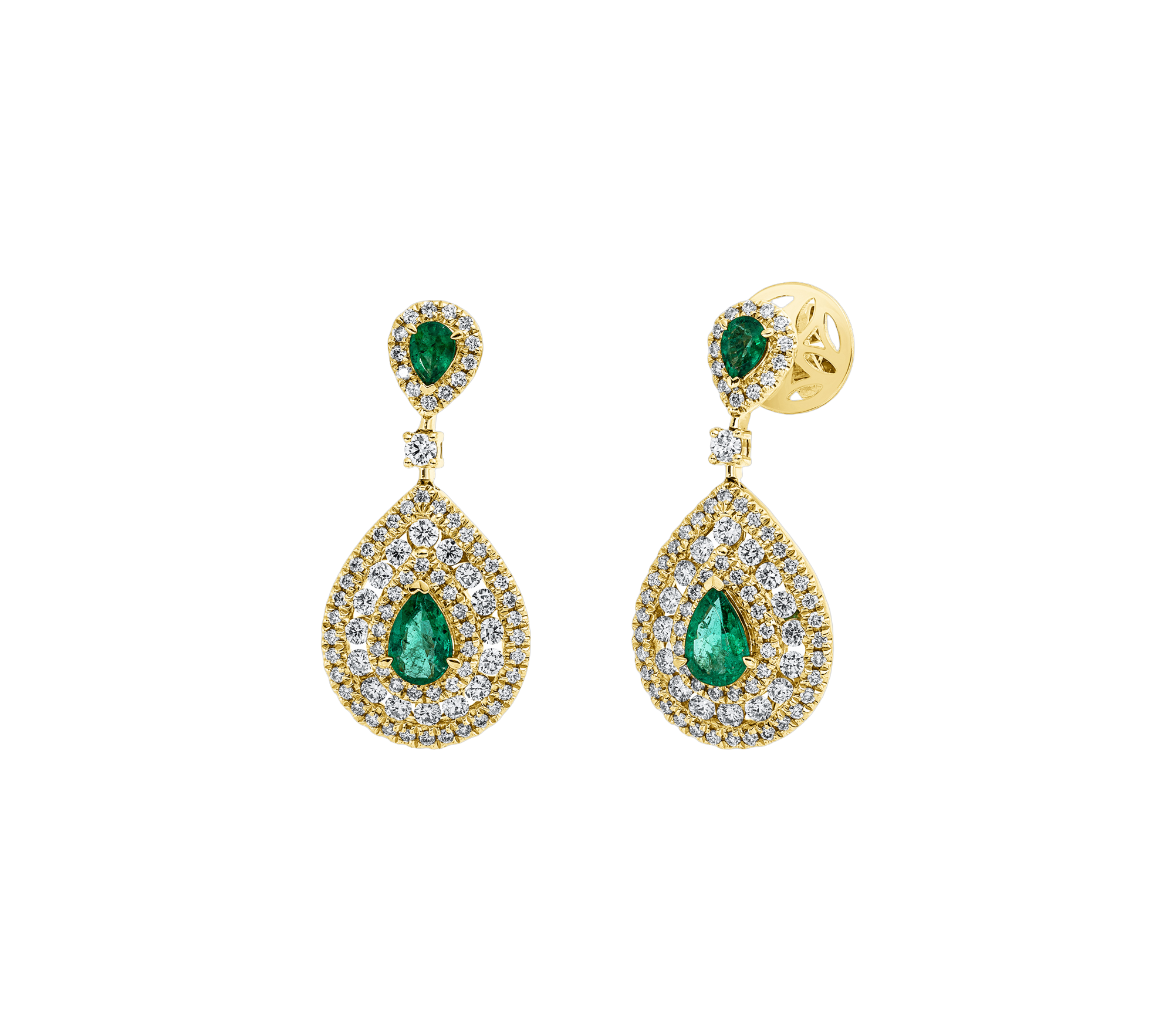 Brogle Selection Emerald Earrings Brogle Selection Emerald Earrings