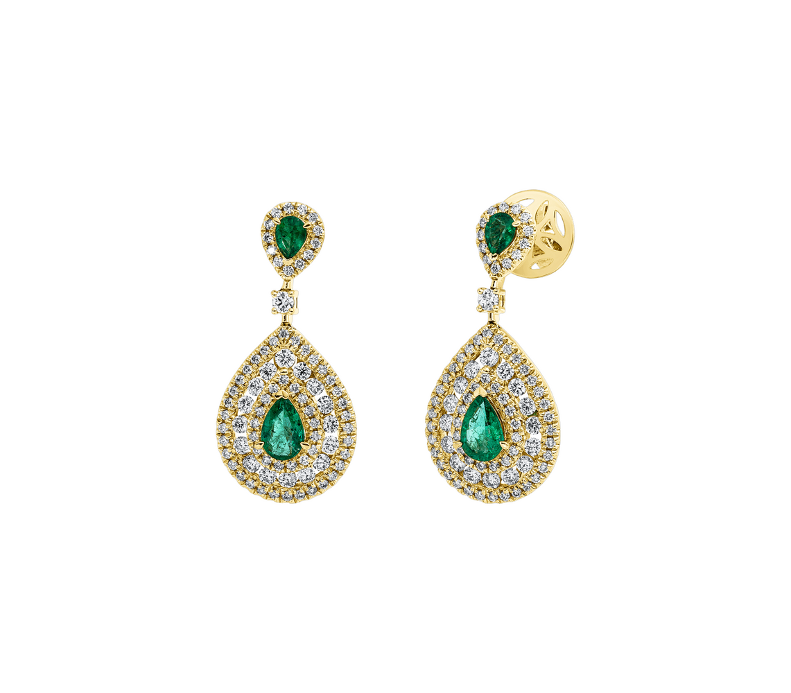 Brogle Selection Emerald Earrings