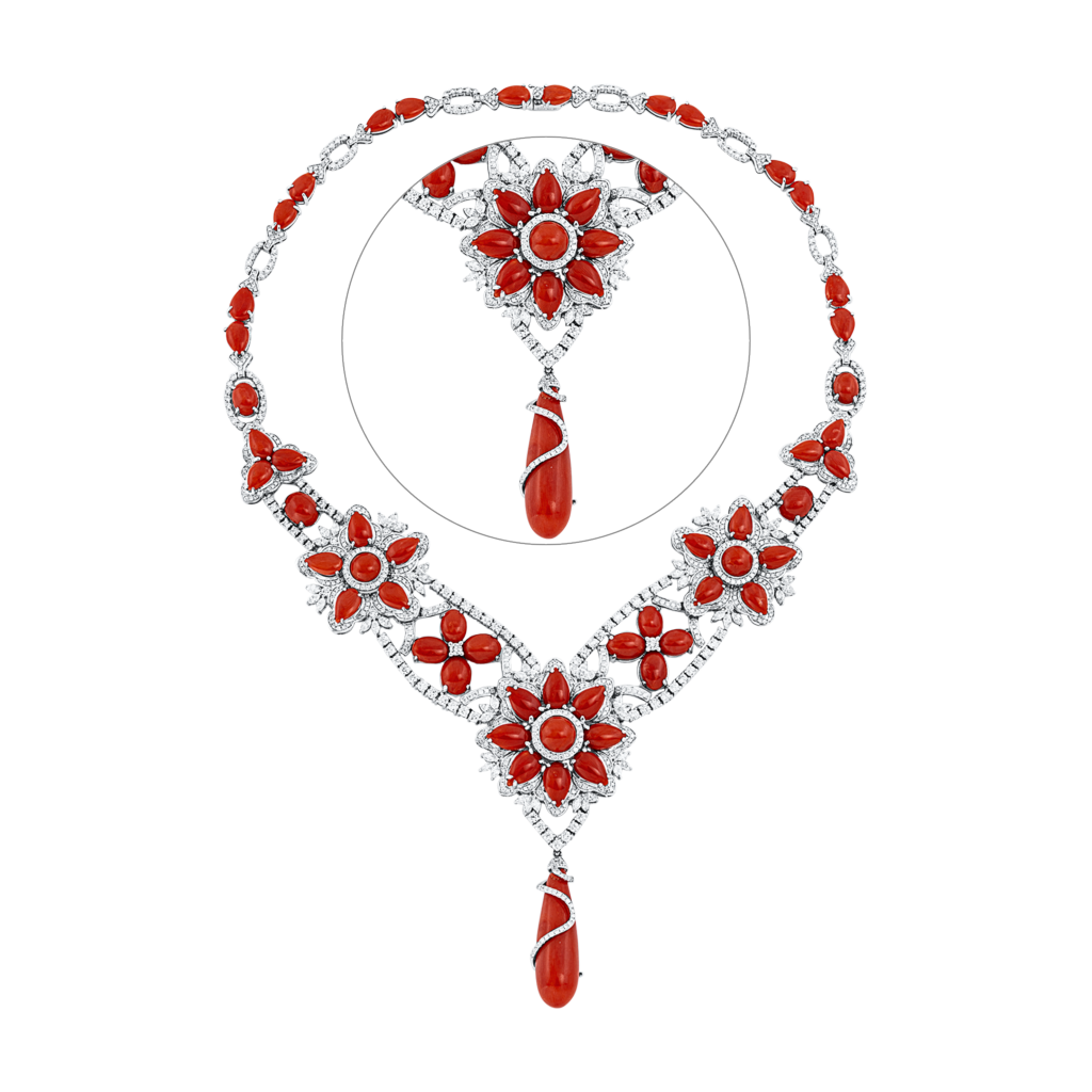 Brogle Selection coral necklace Brogle Selection coral necklace