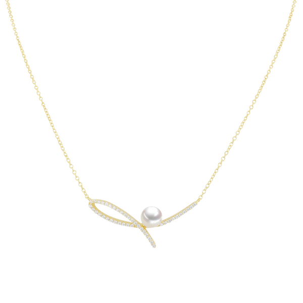 Brogle Classic necklace with freshwater pearl