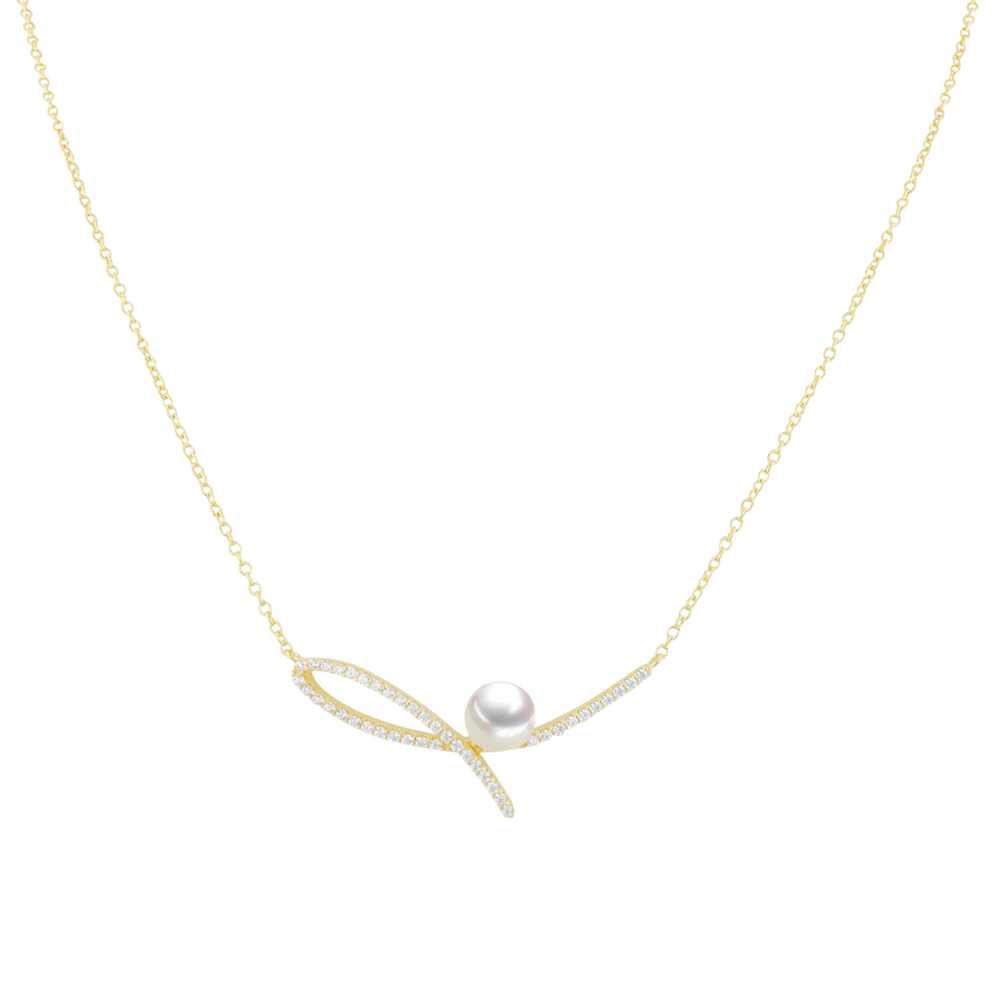 Brogle Classic necklace with freshwater pearl Brogle Classic necklace with freshwater pearl