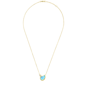 Tamara Comolli Signature Two Drops Swiss-Topaz Necklace with Pendant