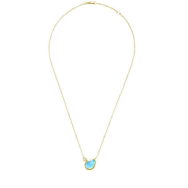 Tamara Comolli Signature Two Drops Swiss-Topaz Necklace with Pendant Tamara Comolli Signature Two Drops Swiss-Topaz Necklace with Pendant