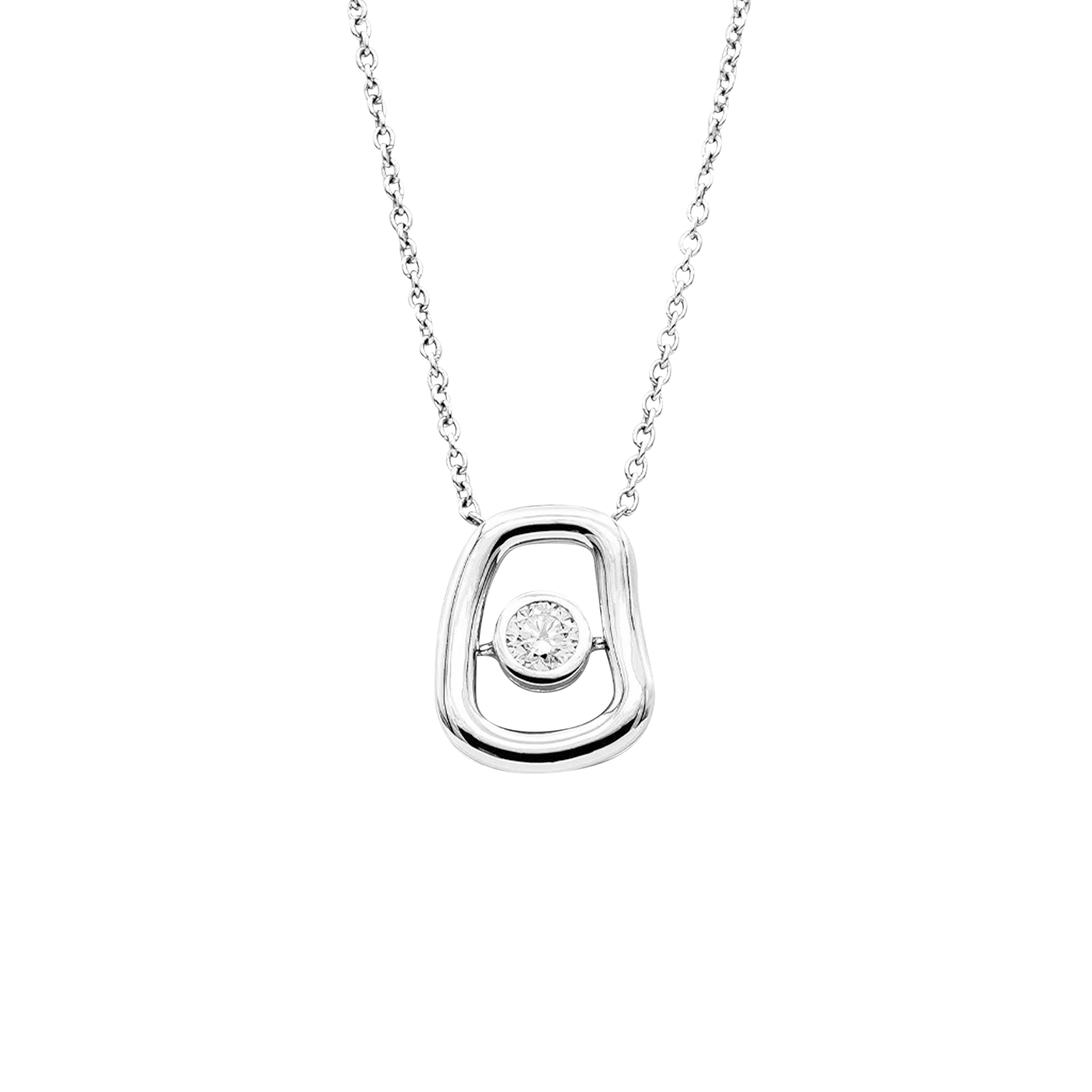 Mattioli Puzzle Diamonds necklace with pendant Mattioli Puzzle Diamonds necklace with pendant