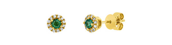 Brogle Classic Smaragdohrstecker