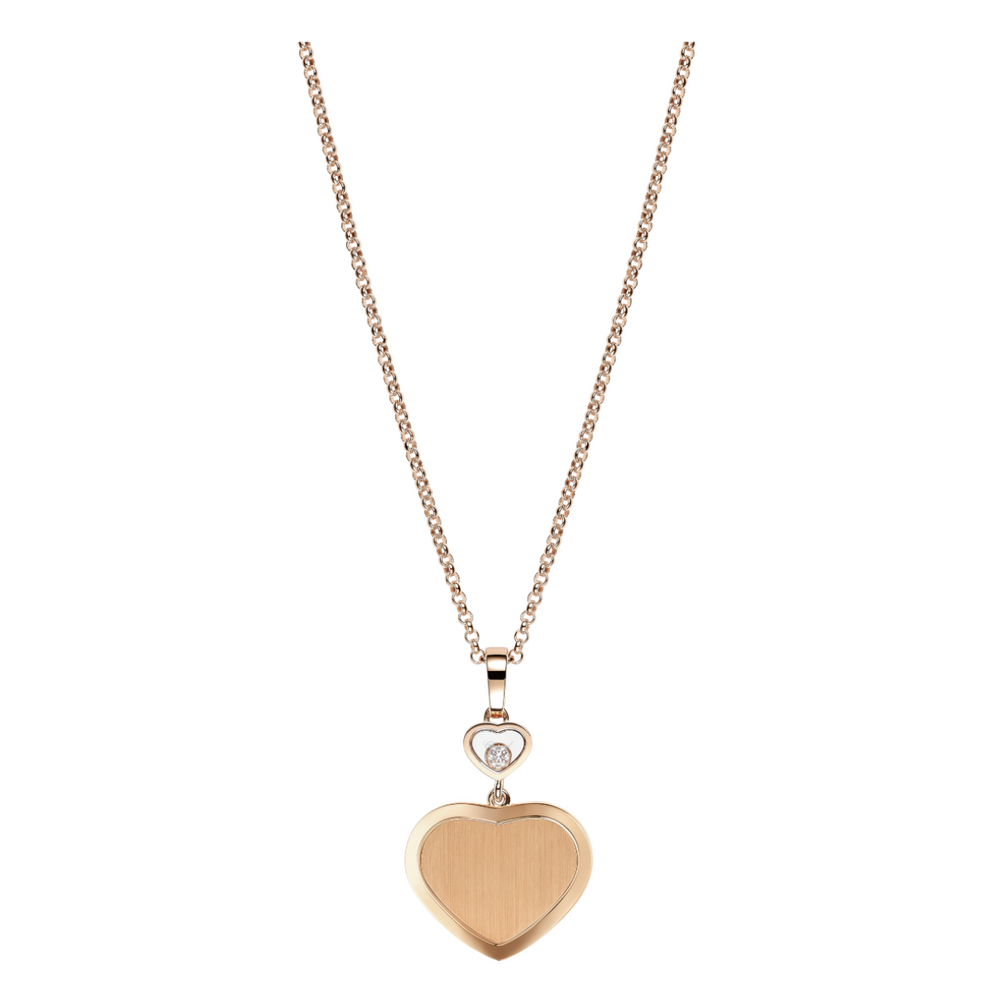 Chopard Happy Hearts Golden Hearts Necklace with Pendant