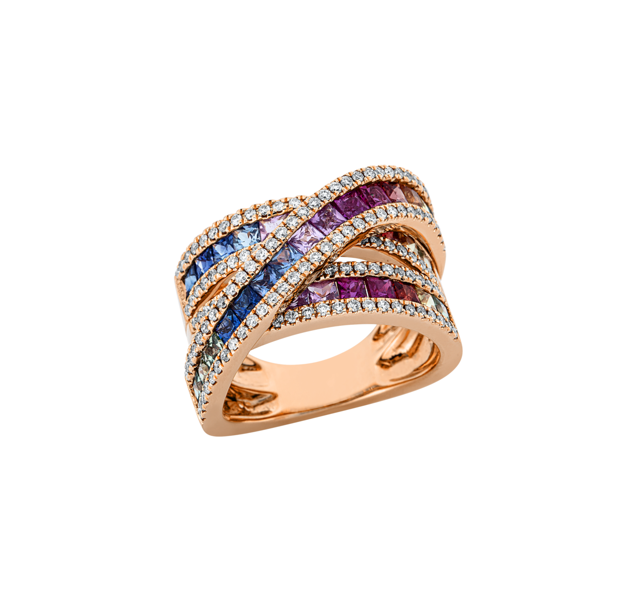 Brogle Selection sapphire ring Rainbow Brogle Selection sapphire ring Rainbow