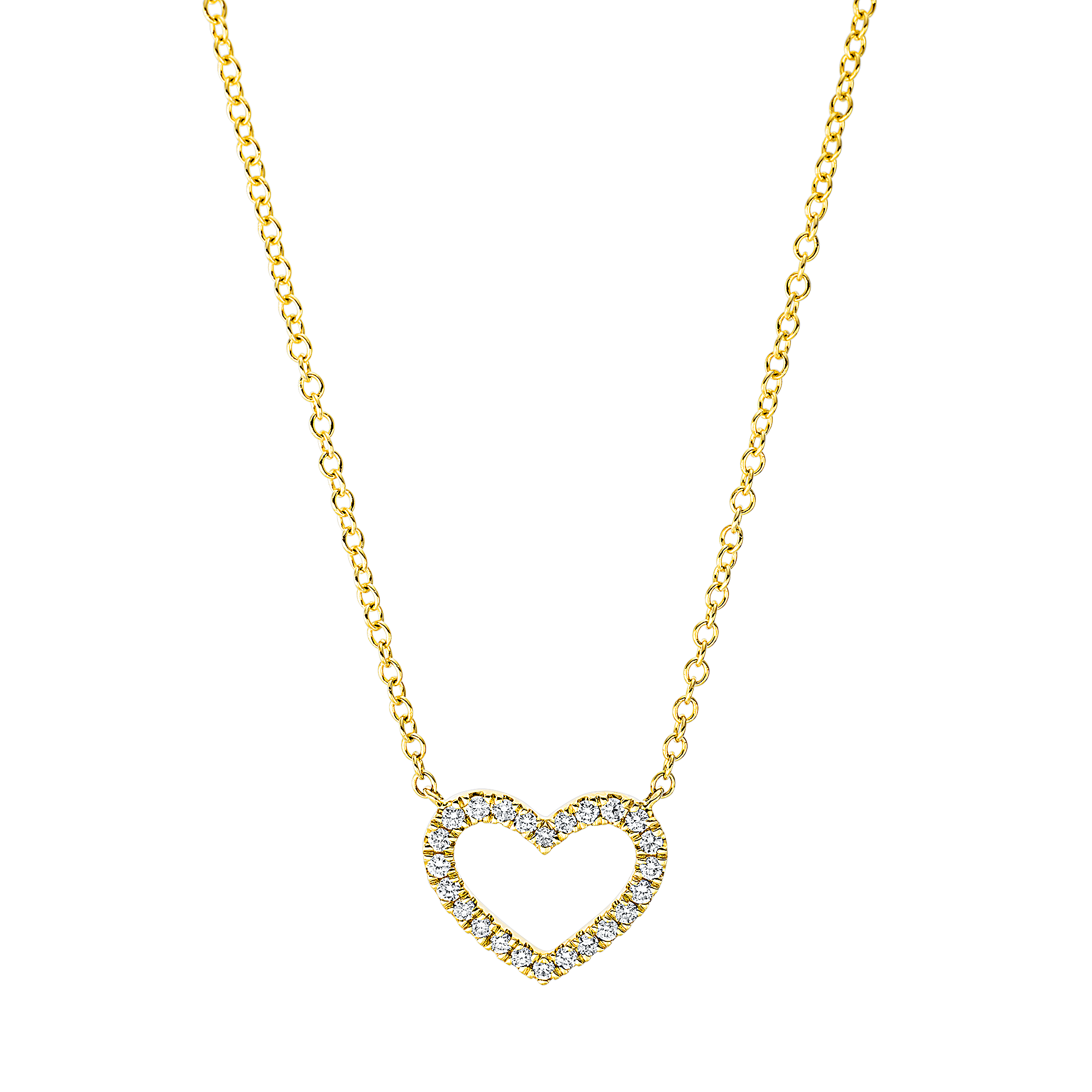 Brogle Classic Kette mit Diamantherz