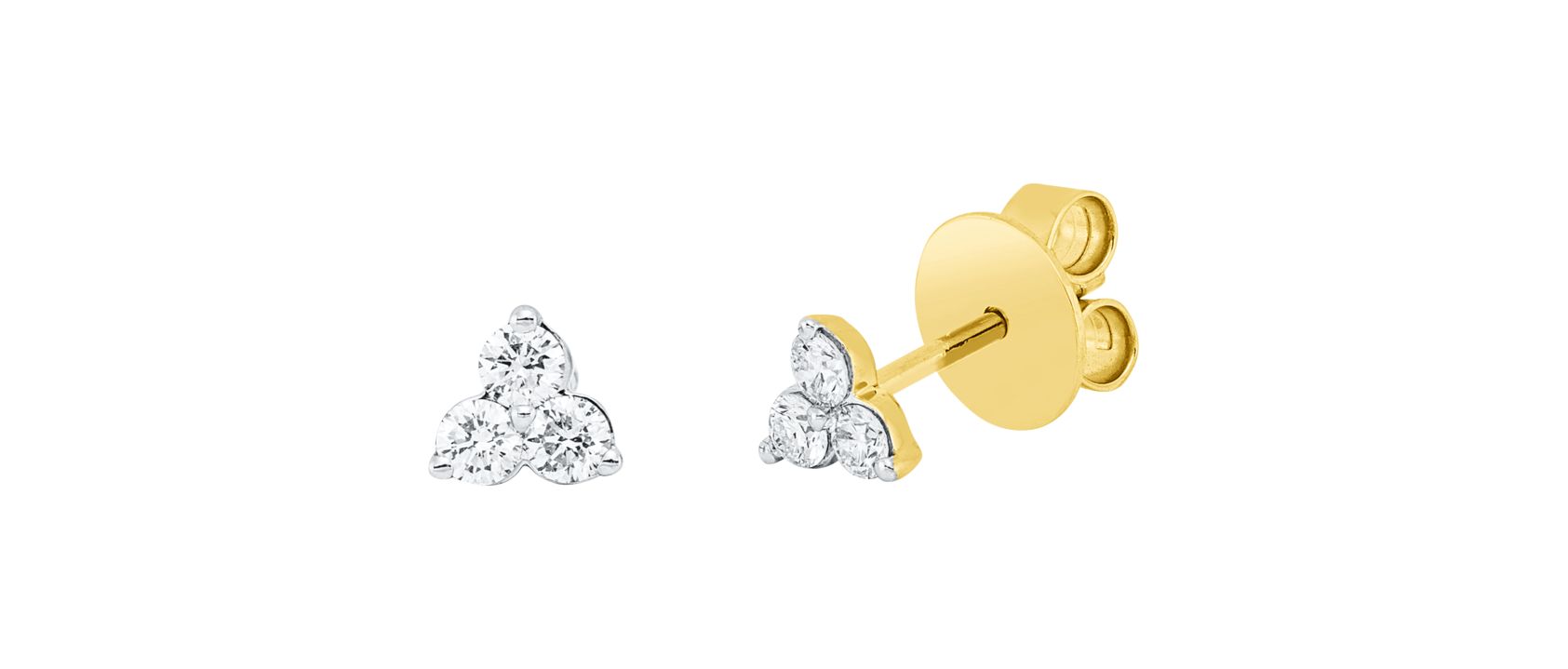 Brogle Classic diamond stud earrings