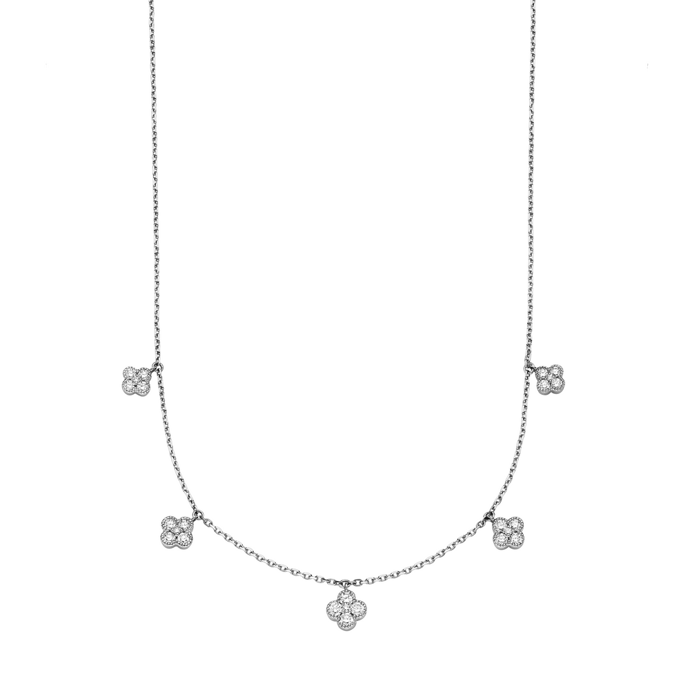 Brogle Classic Ankerkette mit Diamantanhänger 1mm Brogle Classic Ankerkette mit Diamantanhänger 1mm