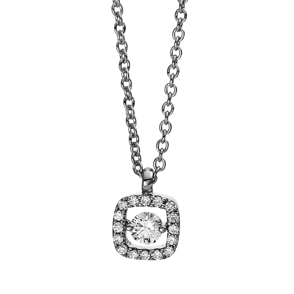 Brogle Classic Kette mit Diamantanhänger