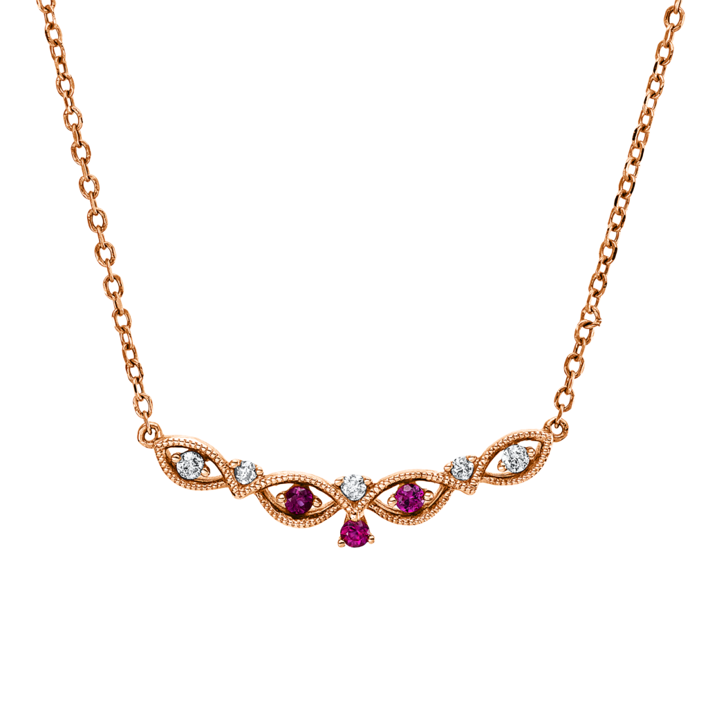 Brogle Classic ruby necklace