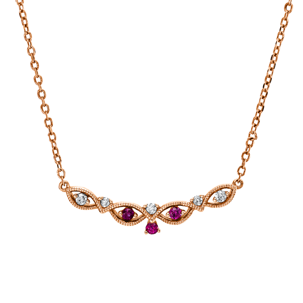 Brogle Classic ruby necklace
