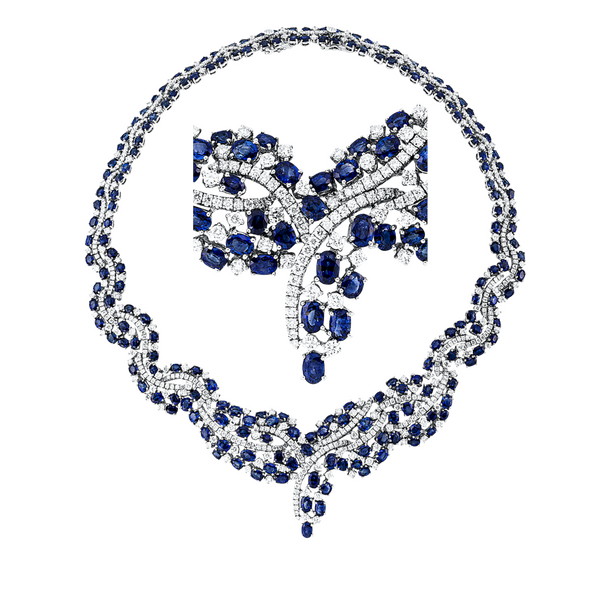Brogle Selection sapphire necklace Brogle Selection sapphire necklace