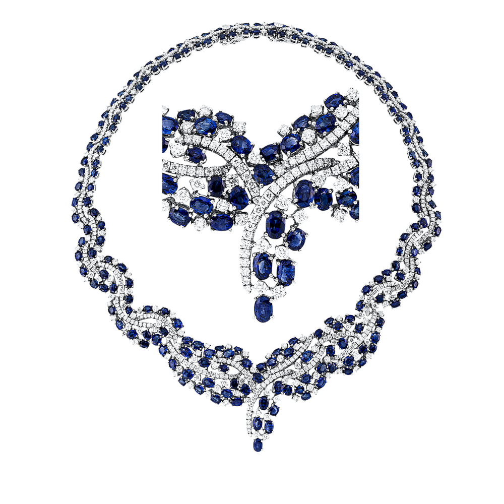 Brogle Selection sapphire necklace Brogle Selection sapphire necklace
