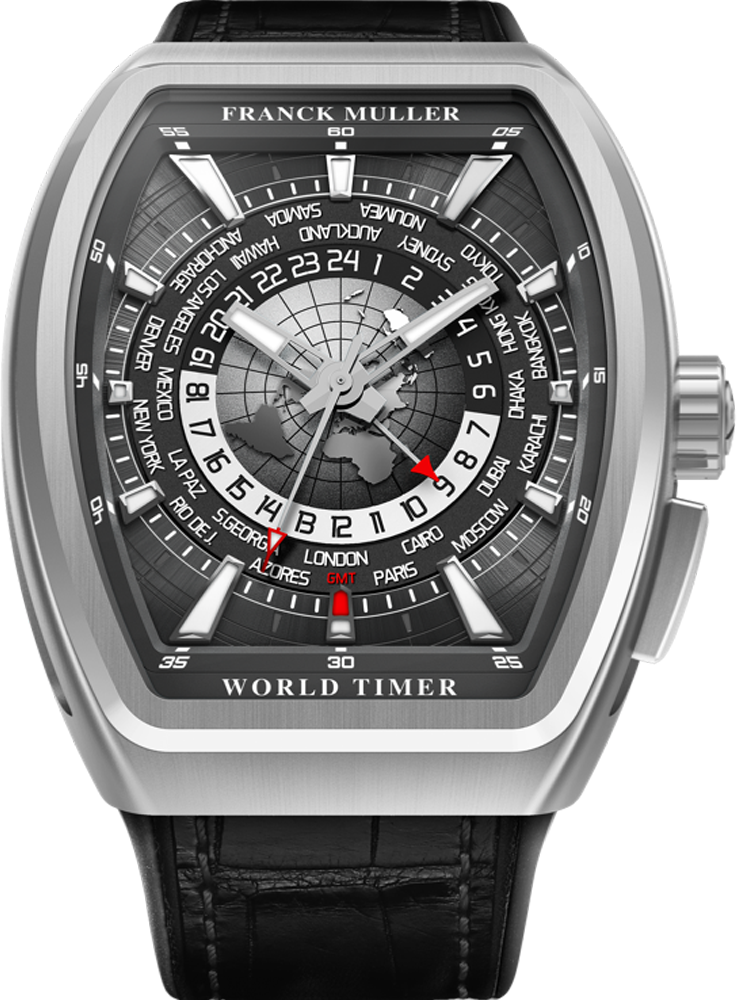 Franck Muller Vanguard World Timer 53.7 x 44mm