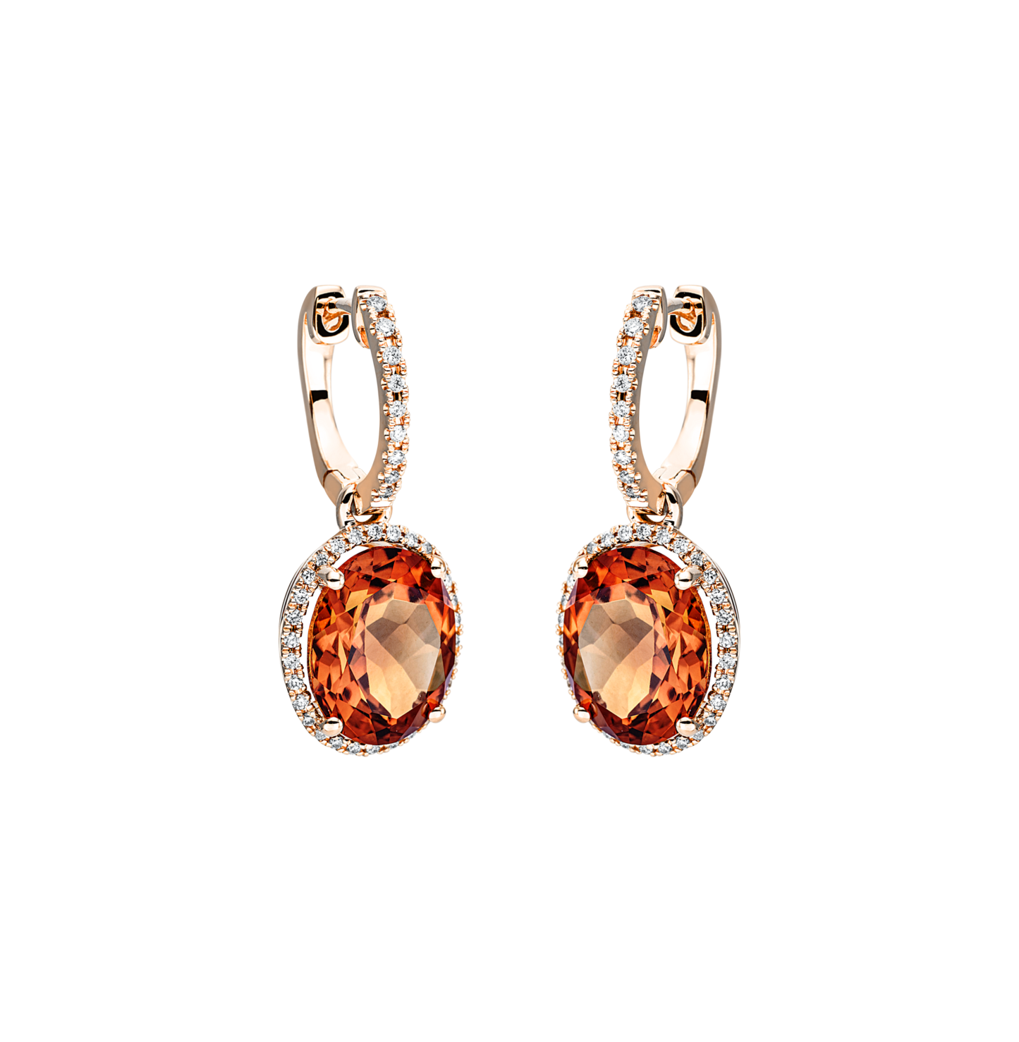 Brogle Classic citrine earrings Brogle Classic citrine earrings