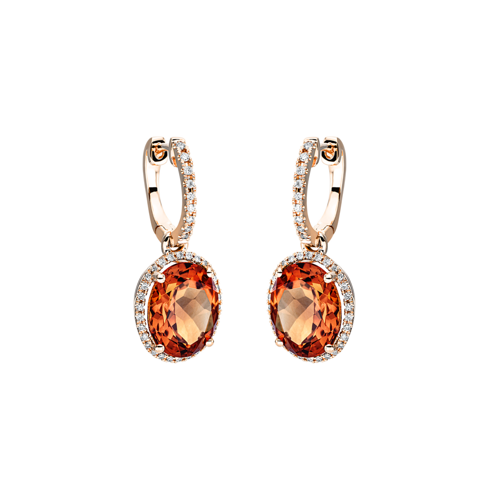 Brogle Classic citrine earrings Brogle Classic citrine earrings
