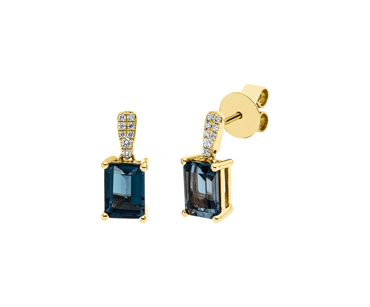 Brogle Classic colored stone earrings