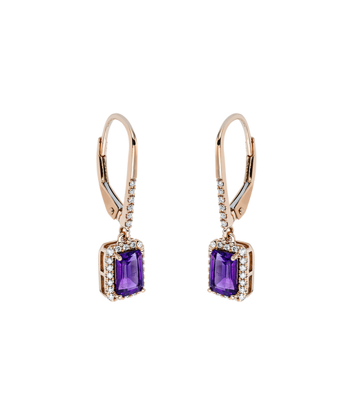 Brogle Classic Amethystohrhänger