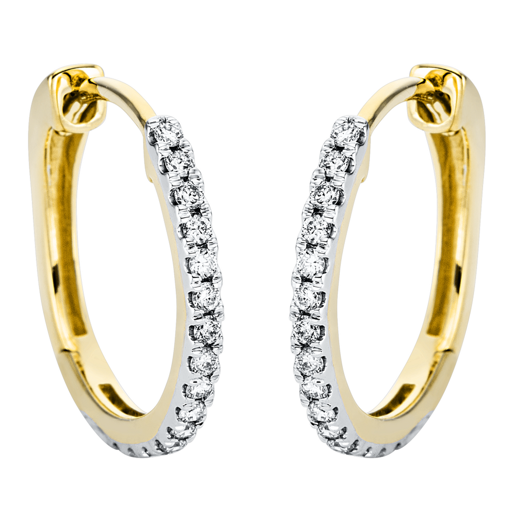 Brogle Selection Eternity diamond hoop earrings