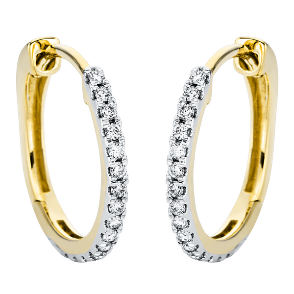 Brogle Selection Eternity diamond hoop earrings