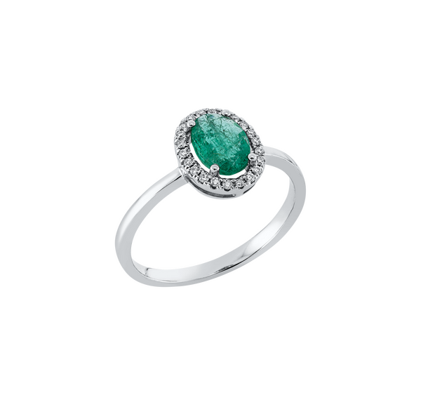 Brogle Classic emerald ring