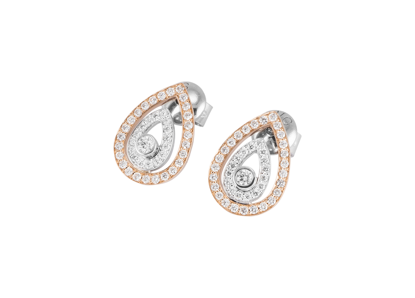 Ponte Vecchio Gioielli Butterfly stud earrings