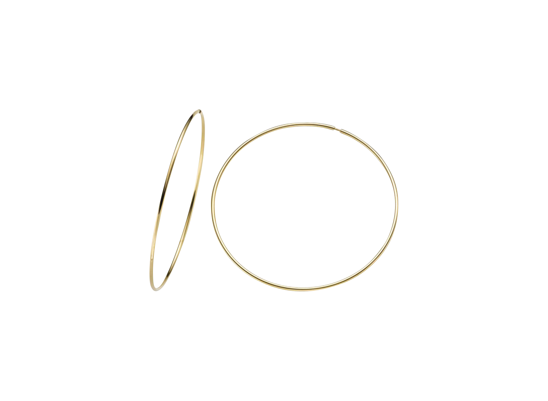 Brogle Classic Goldcreolen 1,5mm Brogle Classic Goldcreolen 1,5mm