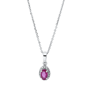 Brogle Selection Royal necklace with ruby pendant