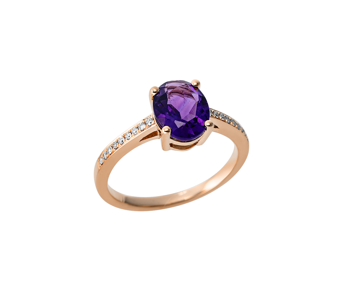 Brogle Classic Amethyst ring