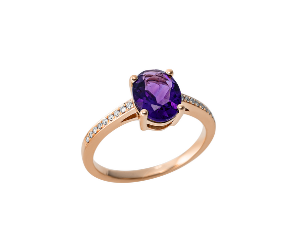 Brogle Classic Amethyst ring