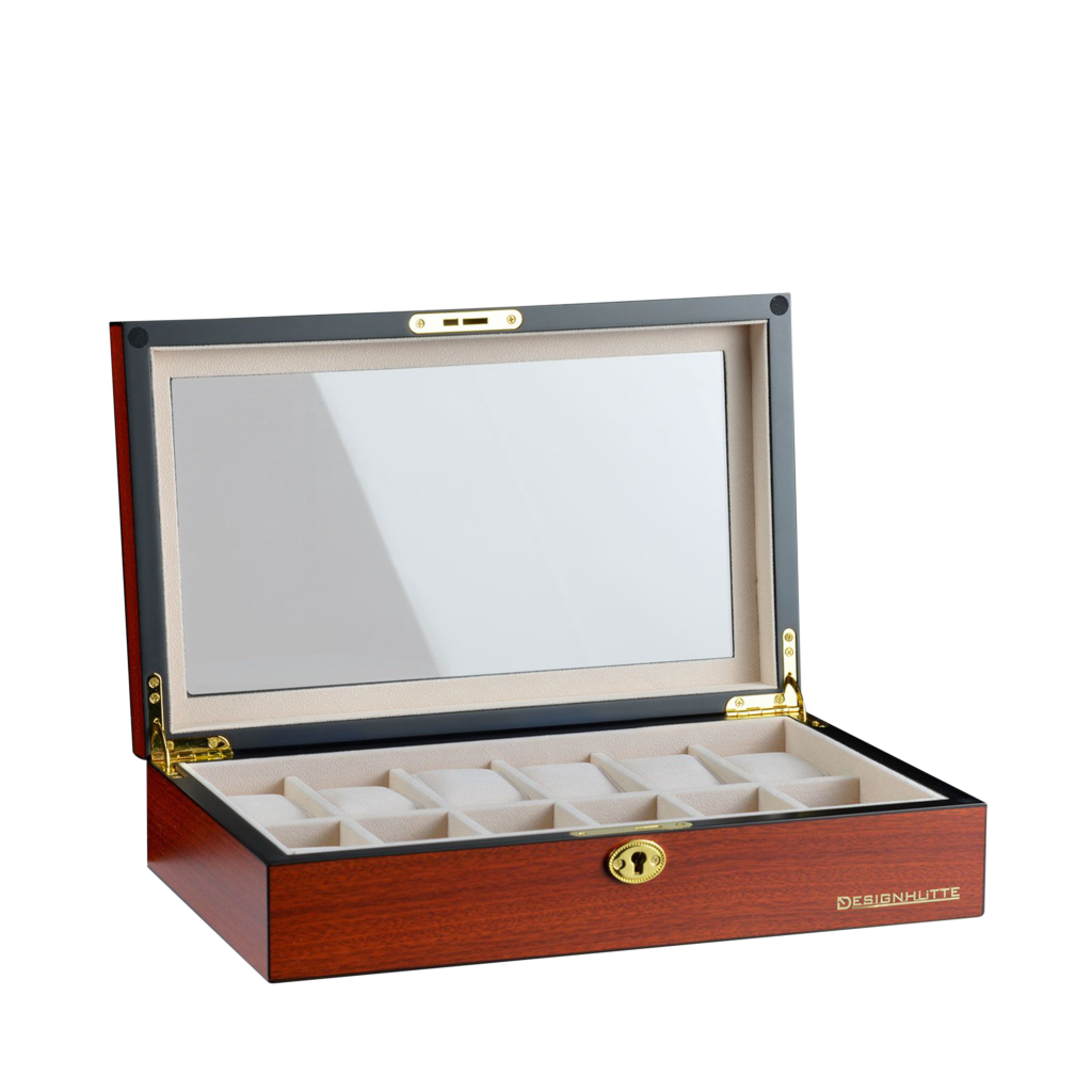 Designhütte Uhrenbox Auckland 12 - Kirsche